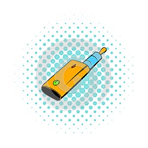 Vaporizer device icon, comics style