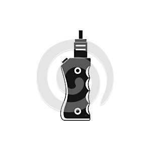 Vaporizer device icon, simple style