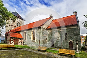 Var Frue Church in Trondheim. Norway. photo