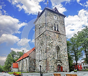 Var Frue Church in Trondheim. Norway. photo