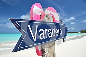 Varadero sign