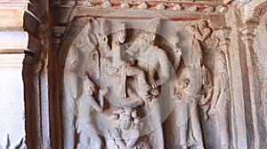 The Varaha Cave Temple. ancient- Statues carved in rock. this is one features in several Hindu scriptures.