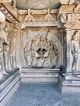 Varaha Cave temple, bas relief sculptures at Mahabalipuram, Tamil nadu