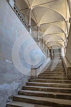Sacro Monte di Varallo holy mountain in Piedmont Italy - stairs - Unesco world heritage photo