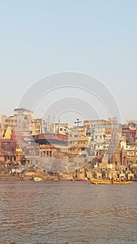 Varanasi, one of the world\'s oldest continuously inhabited cities,