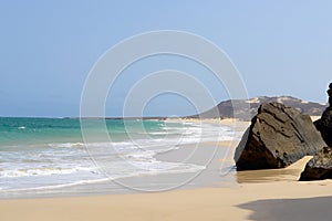 Varandinha Beach in Boa Vista, Cape Verde