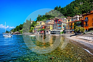 Varenna, a famous resort town on Lake Como, Italy