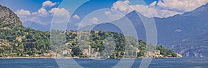 Varenna town, Panoramic View, Lake Como, Italy