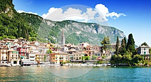 Varenna village, Como lake photo