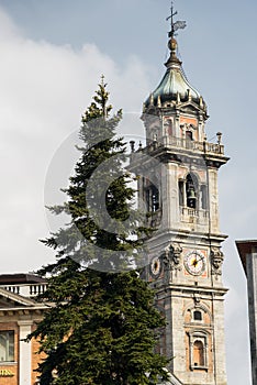 Varese Italy: belfry of San Vittore photo