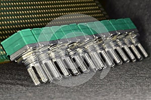 Variable resistors in a very compact housing on a circuit board