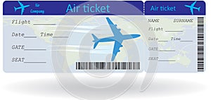 Variant of air ticket