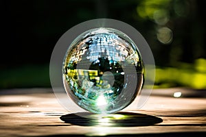 variant large slightly flattened drop with multiple light source