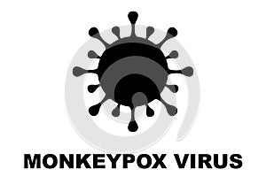 MONKEYPOX VIRUS. Monkeypox is a zoonotic viral disease that can infect nonhuman primates, rodents, and some other mammals. photo