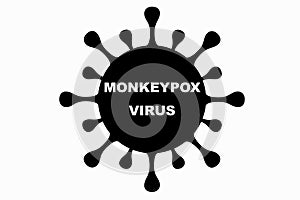 MONKEYPOX VIRUS. Monkeypox is a zoonotic viral disease that can infect nonhuman primates, rodents, and some other mammals. photo