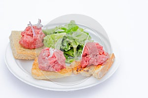 Variations of tartare