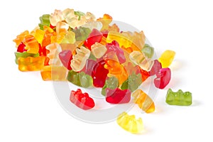 Varicoloured fruit jellies photo