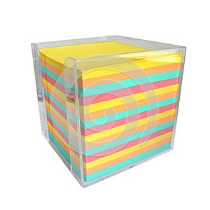 Varicoloured paper for writing