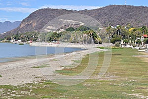 Varied Landscape of Lake Chapala with Dry Lakebed in View photo