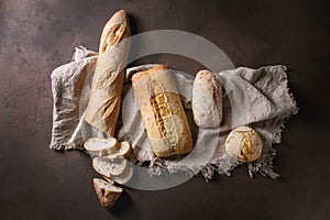 Variety of Artisan bread