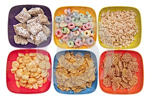 Variety of Breakfast Cereal