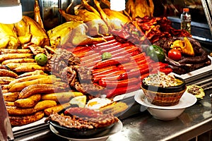 Variety of colors and flavors in one of the typical dishes of Latin American cuisine photo