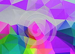 Variety of colors polygon background or frame. Abstract Rectangle Geometrical Background. Geometric design for business