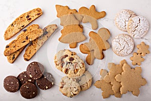 Variety of cookies for Christmas photo