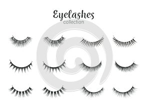 Variety of cute eyelashes set