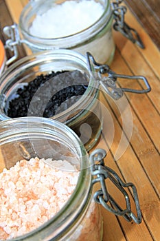 Variety of Different Sea Salts