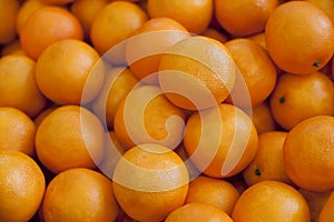 Variety of fresh fruits, oranges