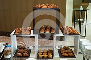 Variety of freshly baked products