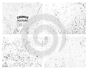 Variety of grunge textures set