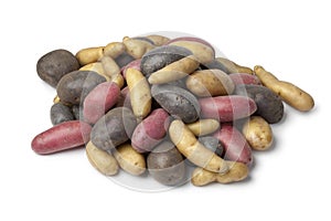 Variety of heirloom potatoes