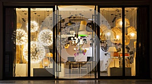 A variety of lighting In a lighting shop,Commercial lighting, Home Furnishing lighting