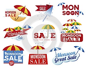 Variety of monsoon season sales