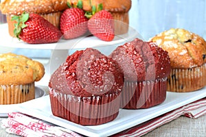 Variety of Muffins