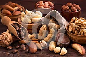 Variedad de nueces 