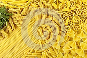Variety of pasta