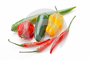 Variety of peppers