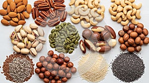 Variety showcases diverse textures and earthy colors ranging from