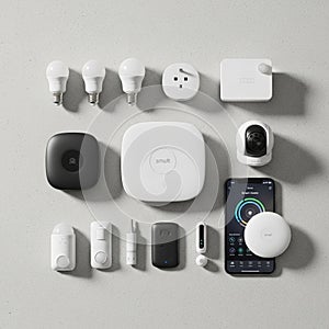 A variety of smart home devices
