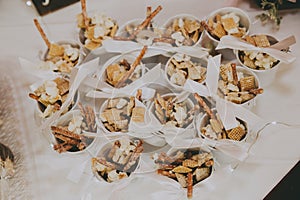 Snacks at a Wedding