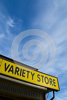 Variety Store generic sign
