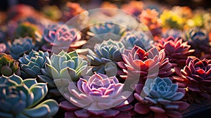 Variety of succulent arrangements