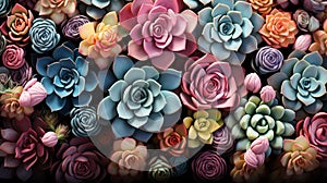 Variety of succulent arrangements