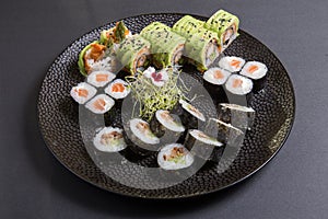 Variety of sushi