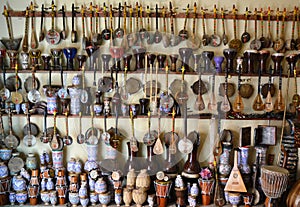 Variety Of Traditional Musical Instruments