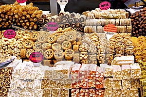 Variety of Turkish sweet