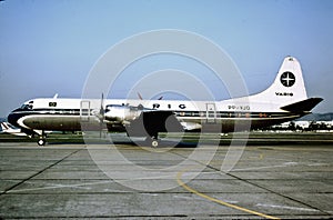 Varig Lockheed L-188A Electra PP-VJO October 2, 1983